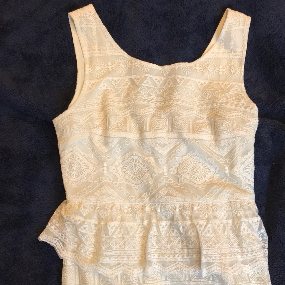 AEO Embroidered Lace Dress